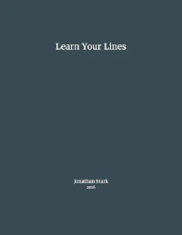 Learn Your Lines